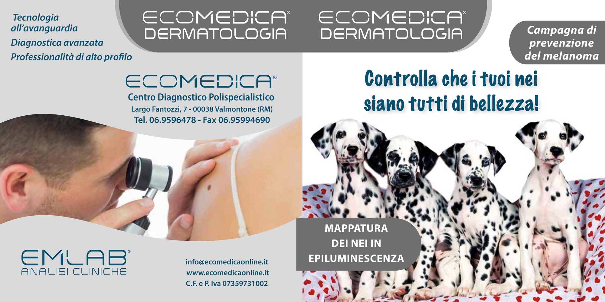 Mappatura dei nei in Epiluminescenza - Prevenzione del Melanoma